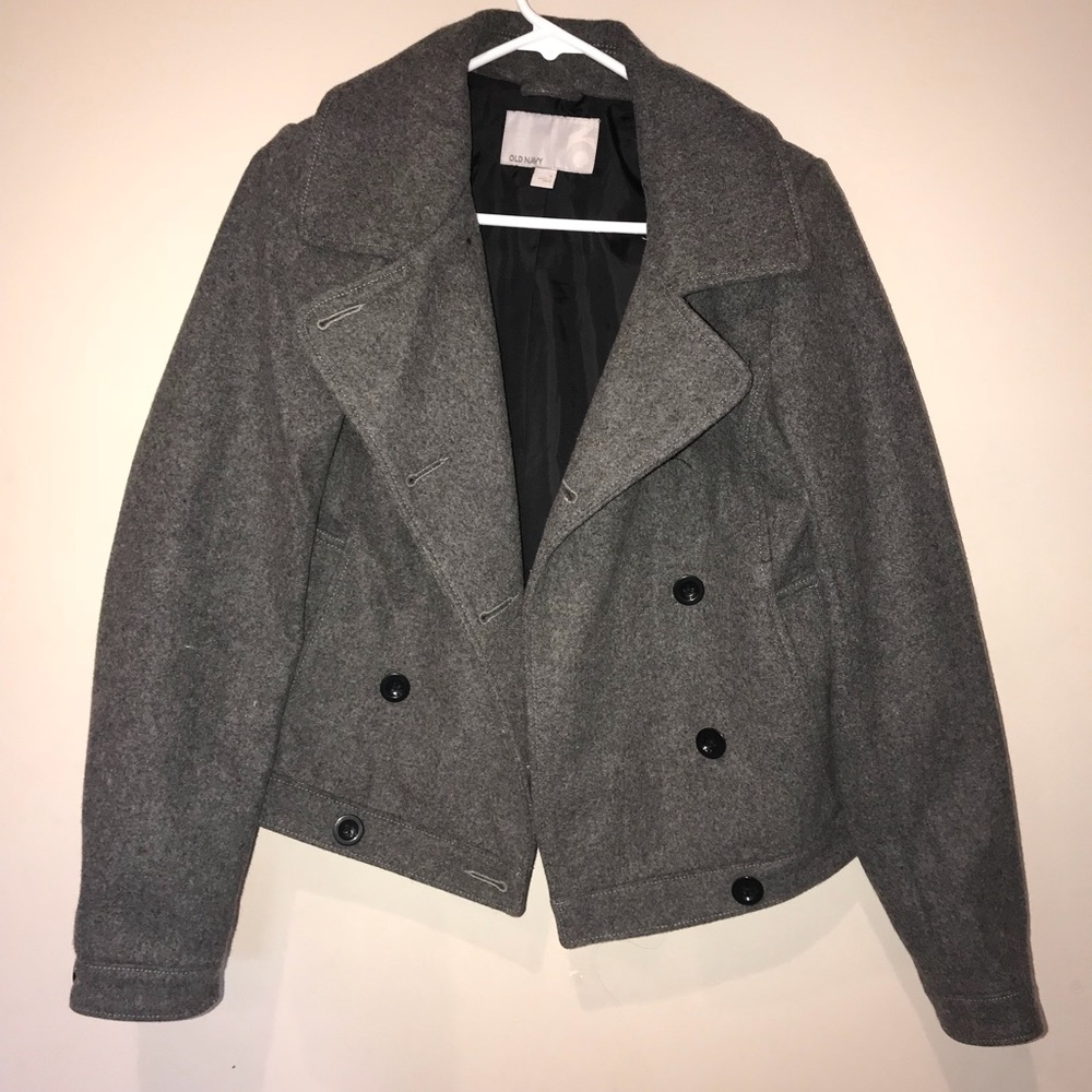Grey Pea coat